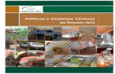Cartilha Políticas e Diretrizes Técnicas da EMATER–MG · • PNAE – Programa Nacional de Alimentação Escolar • PNATER – Política Nacional de Assistência Técnica e Extensão