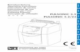 Istruzioni per l’uso english Kullanma Kýlavuzu PULSONIC 5 ...nzautomacao.com.br/files/Pulsonic 5.2 manual.pdf · Elementos do aparelho ... Procura de falhas ... Para cada ponto