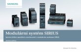 Modulární systém SIRIUS - siemens.cz · Answers for industry. siemens.cz/sirius Modulární systém SIRIUS Spínání, jištění, spouštění a monitorování s modulárním