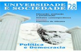 Francisco de Oliveira - andes.org.br · Entrevista: Francisco de Oliveira 12 7 18 27 45 38 55 65 73 UNIVERSIDADE E SOCIEDADE é uma publicação quadrimestral do ANDES-SN: Sindicato