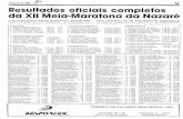nazaré'86 V Resultados oficiais completos da XII Meia ... · nazaré'86 V Resultados oficiais completos da XII Meia-Maratona da Nazaré ... Vitor Pereira (Maceda] ... Adão Silva