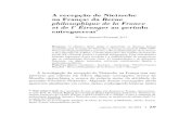A recepção de Nietzsche na França: da Revue philosophique ...gen.fflch.usp.br/sites/gen.fflch.usp.br/files/u41/artigo3_1.pdf · A recepção de Nietzsche na França cadernos Nietzsche