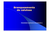Branqueamento da celulose - Bizuandobizuando.com/material-apoio/processos-qi2/Branqueamento_Celulose.pdf · Objetivos do branqueamento A ligninaéresponsávelpelatonalidadeescurada