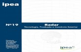 Tecnologia, Produção e Comércio Exterior · Missão do Ipea Produzir, articular e disseminar conhecimento para ... A 19a edição do boletim Radar: tecnologia, produção e comércio