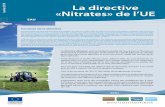 Janvier 2010 La directive «Nitrates» de l’UEec.europa.eu/environment/pubs/pdf/factsheets/nitrates/fr.pdf · L’eau sous constante surveillance Fait n° 1 — Un réseau de surveillance