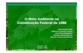 O Meio Ambiente na Constituição Federal de 1988 - Ipea · cronologia do meio ambiente nas constituiÇÕes federais do brasil cf 1988 cf 1967 cf 1946 cf 1937 cf 1934 cf 1891 cf 1824