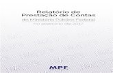 Relatório de Prestação de Contas - transparencia.mpf.mp.br · ... Assessoria de Planejamento e Gestão ... Plano Anual de Atividades de Auditoria ... Quantitativo de vagas de estágio