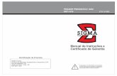 Manual de Instruções e Certificado de Garantia - Sigma Tools - Pinador... · Manual de Instruções e Certificado de Garantia PINADOR PNEUMATICO 18/32 07 01 14 1000 O empregador