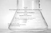 Anorganisch-Chemischen Praktikum für … 1 Inhalt 1 Allgemeines und Anforderungen 3 1.1. Organisatorischer Ablauf des Praktikums 3 1.2. Anforderungen im Praktikum ...