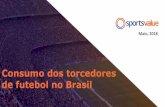 Consumo dos torcedores de futebol no Brasil · Foram considerados os dados de receitas dos clubes de futebol, ... jogadores e contratos de patrocínio, que ... marcas e de propriedades