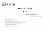 BBOOLLEETTIIMM DDEE PPEESSSSOOAALL - ufsj.edu.br - FEVEREIRO... · pela Portaria MEC nº 2.684, de 25 de setembro de 2003 – DOU de 26 de setembro de 2003, combinado com o Decreto