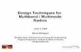 Design Techniques for Multiband / Multimode Radios · 2 Multiband Radio Ellingson – Jun 5, 2008 About the Instructor • Antennas, Signal Processing, Instrumentation • Ph.D.,
