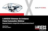 LANXESS Sistemas de Uretanos Painel Automotivo Webinar · - Organometálicos Saltigo Modelo focado nos Negócios ... Revestimentos têxteis respiráveis Poliuretanos dispersos (PUD)