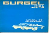 MANUAL-X12-1983 - Gurgel Clube do Rio de Janeirogurgelclube.com.br/literatura/manuais/x12_proprietario_1983.pdf · I — Todas as peças do veículo são garantidas pela GURGEL S.A.