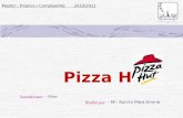 Pizza Hut - d1n7iqsz6ob2ad.cloudfront.net · 1.Présentation de Pizza Hut Pizza Hut est présente au Maroc depuis 1992 via une master franchise, détenue par la société marocaine