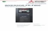 INVERSOR FR-F800 - br.mitsubishielectric.combr.mitsubishielectric.com/fa/pt/download/catalog/pdf/F800_pocket... · Inversor Reator CC Dimensão Tabela de Reator CC 440V/380V* * *