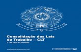 Consolidação das Leis do Trabalho – CLT · Direito trabalhista, legislação, Brasil. ... Das Custas e Emolumentos ... 134 Seção IV-A – Da Responsabilidade por Dano Processual