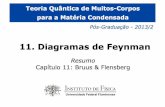 11-diagramas-de-Feynman - Uffprofs.if.uff.br/caio/wiki/lib/...corpos:11-diagramas-de-feynman.pdf · Teoria Quântica de Muitos-Corpos 11. para a Matéria Condensada Pós-Graduação
