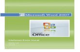 Microsoft Word 2007 - kavkazsoft.com  · Web viewOtomatik dilbilgisi denetimi etkinleĢtirildikten sonra, Word ve Outlook, aĢağıdaki örnekte gösterildiği gibi, Word belgelerinde