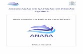 ASSOCIAÇÃO DE NATAÇÃO DA REGIÃO AÇORES · Associação de Natação da Região Açores Regulamento Desportivo Época 2017/2018 Regulamentos das provas de Natação Pura 2017-2018_abril2018.doc