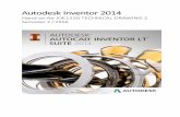 Autodesk Inventor 2014 - elfit.ssru.ac.th · ้Autodesk Inventor ตังแต่เวอร์ช้ัน 2010 เป็นต้นมา User Interface เริ่มต้นจะเป็น