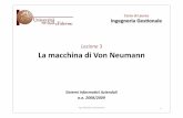 Lezione 3 La macchina di Von Neumann - pa.icar.cnr.it · Corso di Laurea Ingegneria Gesonale John von Neumann e altri grandi • John von Neumann (1903 – 1957) – Inventore dell'EDVAC