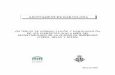 AJUNTAMENT DE BARCELONA - clabsa.es · criterios de normalizaciÓn y homologaciÓn de los elementos auxiliares del alcantarillado en la ciudad de barcelona (tapas, rejas y pates)