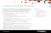 Guía en caso de huracán - Magellan Health | Homealphacarecms.magellanhealth.com/media/523877/magellan_hurricane... · Una alerta de huracán implica que una tormenta tocará tierra
