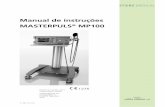 Manual de instruções MASTERPULS MP100 - H. Strattner · Equipamento de Ondas de Choque para Ortopedia Nome Comercial Equipamento por Terapia Extracorpórea por Geração de Ondas