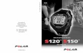 S120 S150 - Polar.com · 22 INDHOLDSFORTEGNELSE Denne brugerhåndbog indeholder oplysninger til ejere af Polar S120™- eller Polar S150™-pulsmålere. Oplysninger, der kun gælder