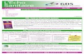 L’Echo Sanitaire - GDS Poitou-Charentes | Groupements de ... · Lésion de sarcosporidiose, Sclérose musculaire d’origine métabolique, Mélanose, Cysticercose musculaire, Processus