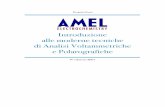 Introduzione alle moderne tecniche di Analisi ... · Pierpaolo Protti Introduzione alle moderne tecniche di Analisi Voltammetriche e Polarografiche IV edizione 2001