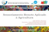Sensoriamento Remoto Aplicado à Agricultura - dsr.inpe.br · comprometem a não comprar grãos que tenham sido produzidos em áreas de novos desmatamentos na Amazônia. As plantações