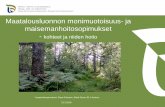 Maatalousluonnon monimuotoisuus- ja maisemanhoitosopimukset · noin 200 kohdetta, arvotettiin V, M ja P-kohteiksi ... Natura-alueilla Etelä-Savossa laidunnettavia valkoselkätikkametsiä