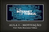 AULA 1 - MOTIVAÇÃOvelloso/slides/aula-1-Motivacao.pdf · Ementa • IoT - motivação • Introdução a redes de computadores • Redes sem ﬁo • Redes de Sensores • Protocolos