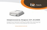 Manual Impressora Argox CP-2140E - Bz Tech · Guia de Instalação Rápida ... Multi-Colunas de Etiquetas na etiquetas software de edição de Bartender UL. Definições do passo