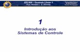 EEL660 Controle Linear I - Introductionheraldo/...01_Introducao_aos_Sistemas_de_Controle.pdf · ((/ ±&rqwuroh /lqhdu 3uri +hudogr / 6 $ophlgd 2 txh p &rqwuroh" &rpsrvlomrgh xp 6lvwhpd