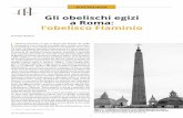 Gli obelischi egizi a Roma: l’obelisco Flaminio · volta, console per l’undicesima volta, che ha rivestito la potestà ... celta per l’obelisco è stata la basilica di San Paolo