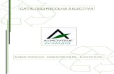 CATALOGO RECOLHA SELECTIVA - Contentores · para tampas ou gavetas, a multiplicidade de autocolantes disponíveis e a variedade de modelos de base com rodas, permitem a criação