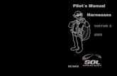 Pilot´s Manual Harnesses - solparagliders.com.br · o bolso traseiro for preenchido com objetos que o piloto normalmente carrega durante o voo. Ao ajustar a parte traseira, o piloto
