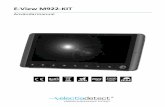 E-View M922-KIT - electia.se · M922-KIT 2 Trådlös övervakningskamera med 9″ LCD-skärm Funktioner: • Mottagare med 9” digital LCD-skärm och inspelningfunktion • Kamera