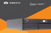 UPS Liebert® GXT4™ - vertivco.com · de atividade com carga plena, dependendo do modelo. Design Adaptável O UPS tem um design de inversor duplo, ... sistemas menores de UPS é