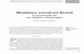 Mudança social no Brasil - SciELO · nido de um recurso de interpretação que permitia compreender as origens sociais e ... relações com os fatores ... Malheiros e a questão