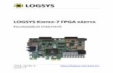 LOGSYS Spartan-3E FPGA Board - home.mit.bme.huhome.mit.bme.hu/~rtamas/Logsys/Dokumentumok/Kintex7/LOGSYS_Kintex7... · − 41000 darab 6 bemenetű LUT és 82000 darab flip-flop −