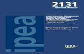 CONDICIONANTES E PREVISIBILIDADE DA TAXA DE …repositorio.ipea.gov.br/bitstream/11058/5394/1/td_2131.pdf · Nacionais do Instituto Brasileiro de Geografia e Estatística (IBGE).