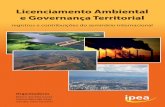 Licenciamento Ambiental e Governança Territorial:repositorio.ipea.gov.br/bitstream/11058/7932/1/Licenciamento... · Licenciamento Ambiental e Governança Territorial registros e