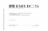 BRICS · BRICS RS-03-39 J. Abendroth: Applying π-Calculus to Practice: An Example of a Uniﬁed Security Mechanism BRICS Basic Research in Computer Science Applying π-Calculus to