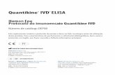 Quantikine IVD ELISA - resources.rndsystems.com · Eritropoetina 5.0 mlU/mL Standard (Part 890130) -1 frasco (2,1 mL) de Epo humano recombinante numa base proteica tamponada com conservante.