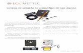 Sistema de Medição de Hidrogênio - ECIL MET TEC · O Sistema de Medição de Hidrogênio da ECIL MET TEC® foi desenvolvido para promover medições instantâneas de hidrogênio