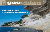 STEVNS KLINT - ny dansk verdensarv - Velkommen til ...geocenter.dk/xpdf/geoviden-3-2014.pdf · 02 GEOVIDEN NR. 3 2014 Den 23. juni i år besluttede UNESCO’s ver-densarvskomite,